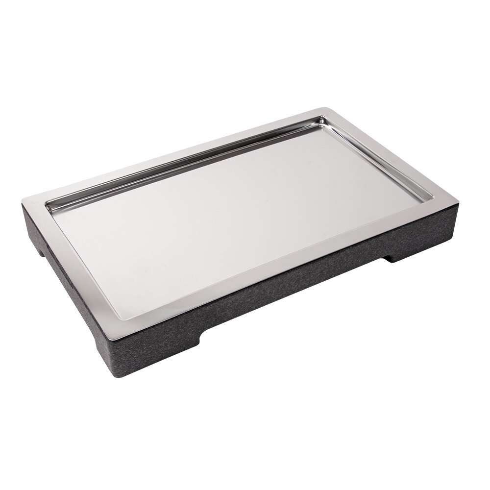 Kühlplatte Buffet, Set: Boden, Kühlakku, Tablett FRAMES, Edelstahl GN 1/1