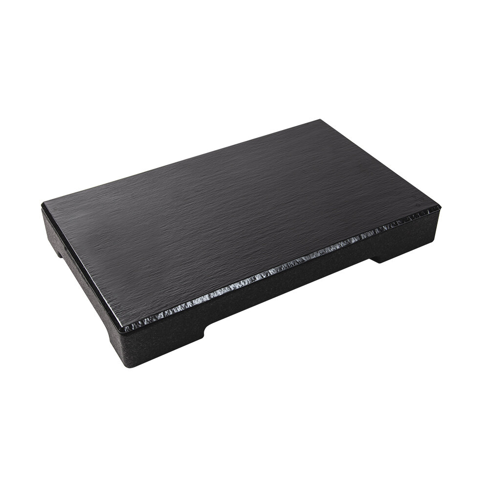 Kühlplatte Buffet, Set: Boden, Kühlakku, Tablett SLATE, Melamin GN 1/1