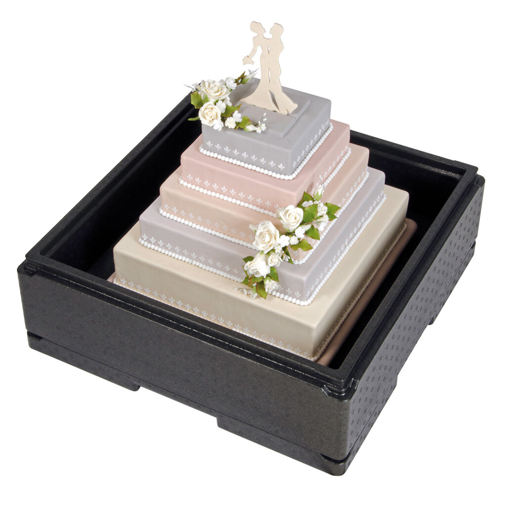 Hochzeitstorte 52 x 52 cm - SET Cool