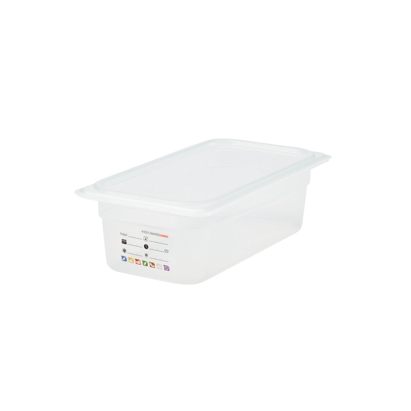 GN-Behälter 1/3-100 mm lichtdurchlässig inkl. IML-Label Polypropylen / VPE 6 Stück GN-Behälter 1/3-100 mm lichtdurchlässig inkl. IML-Label Polypropylen / VPE 6 Stück