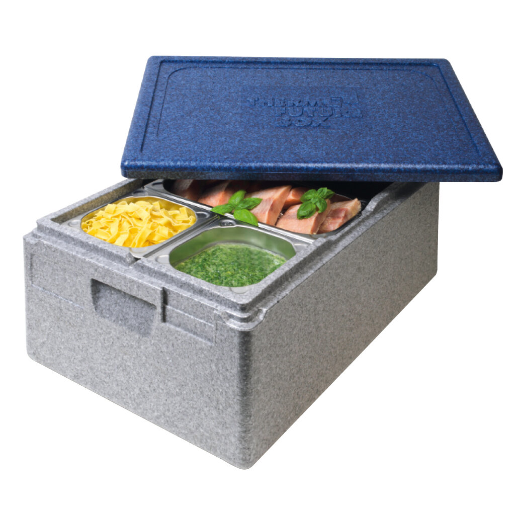 THERMOBOX GASTRONORM 1/1, grau-blau 39 l