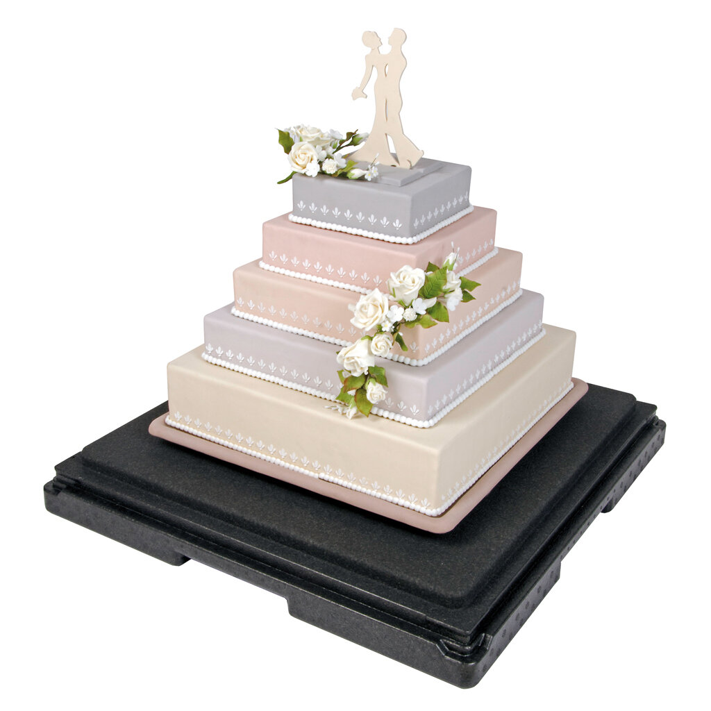 Hochzeitstorte 52 x 52 cm - SET Cool Hochzeitstorte 52 x 52 cm - SET Cool