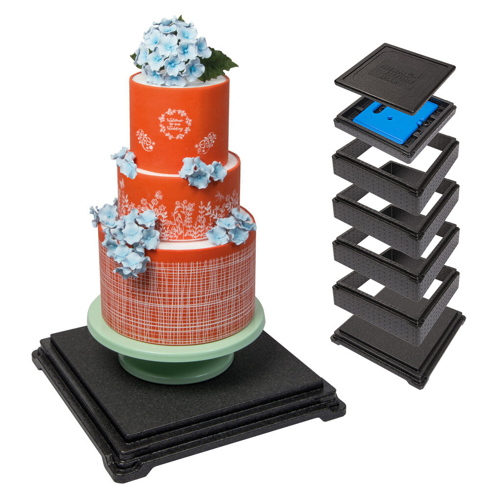 Hochzeitstorte 42 x 42 cm - SET MEDIUM COOL