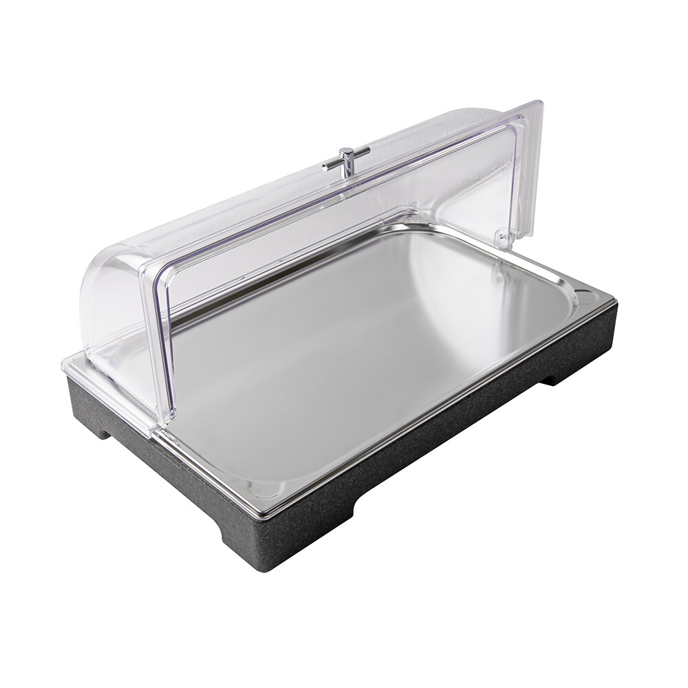 Kühlplatte Cooling Buffet Standard, Edelstahl GN 1/1, inkl. Rolltop-Haube