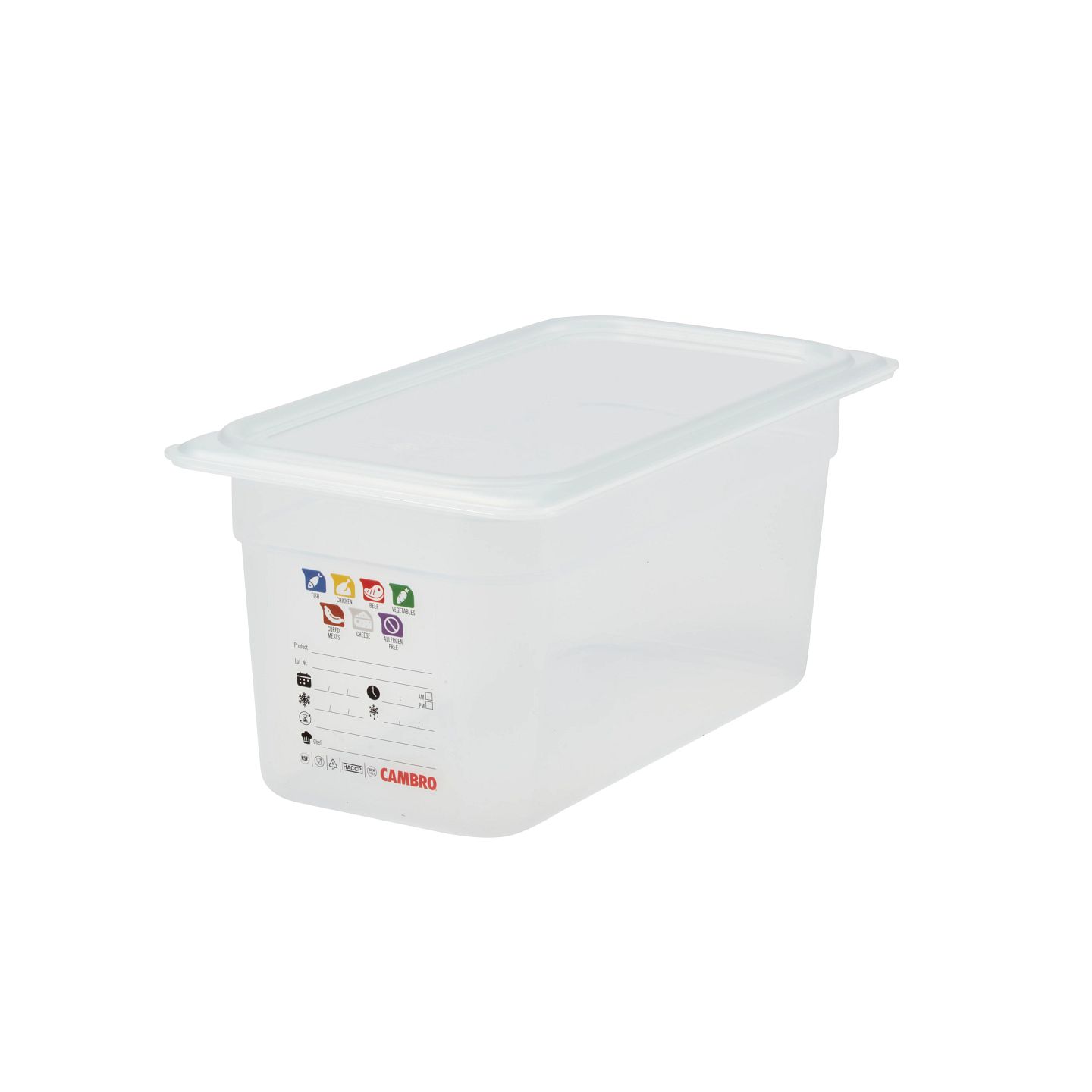 GN-Behälter 1/3-150 mm lichtdurchlässig inkl. IML-Label Polypropylen / VPE 6 Stück